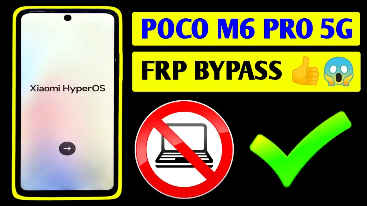 Poco m6 pro 5g frp bypass without pc 2026