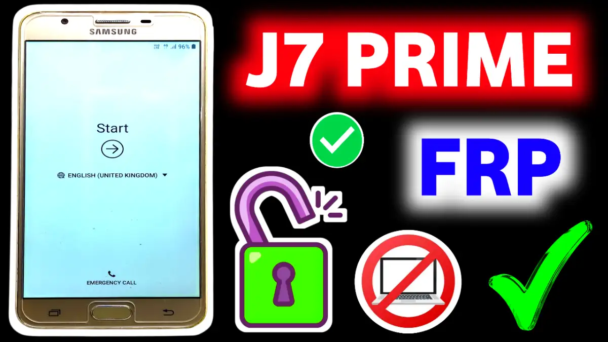 Samsung J7 Prime FRP Bypass Without PC