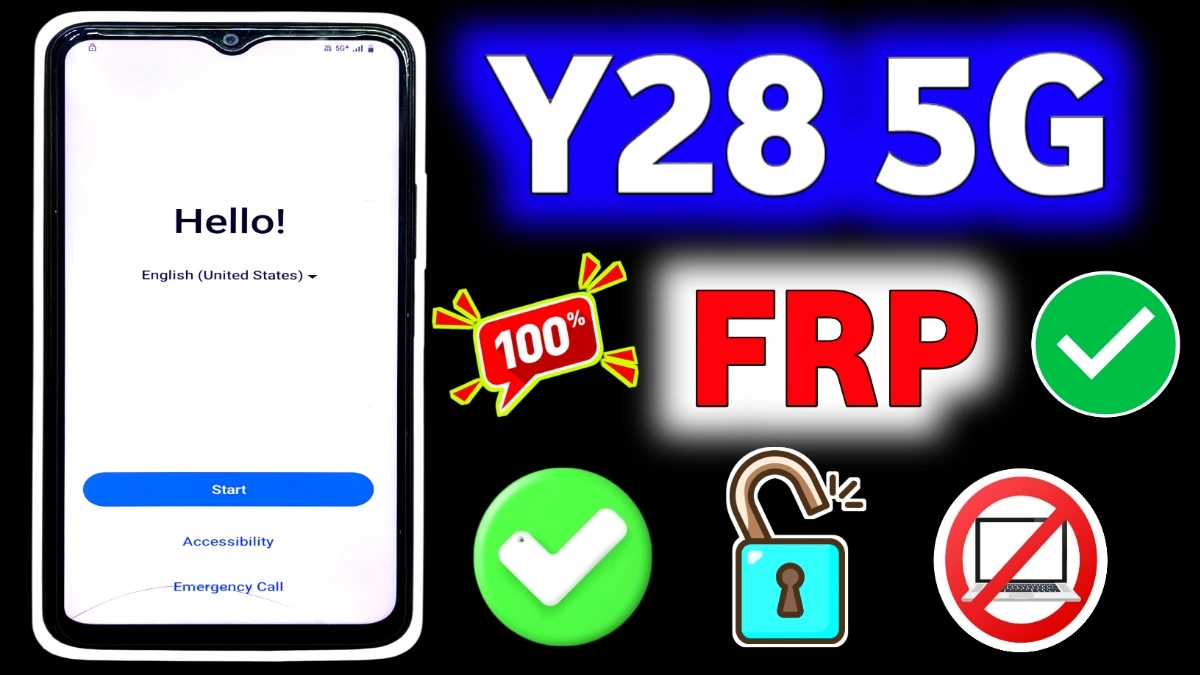 Vivo Y28 FRP Bypass Android 15
