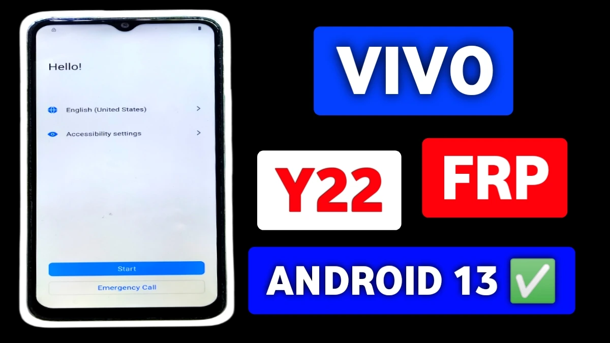 Vivo Y22 FRP Bypass Without PC