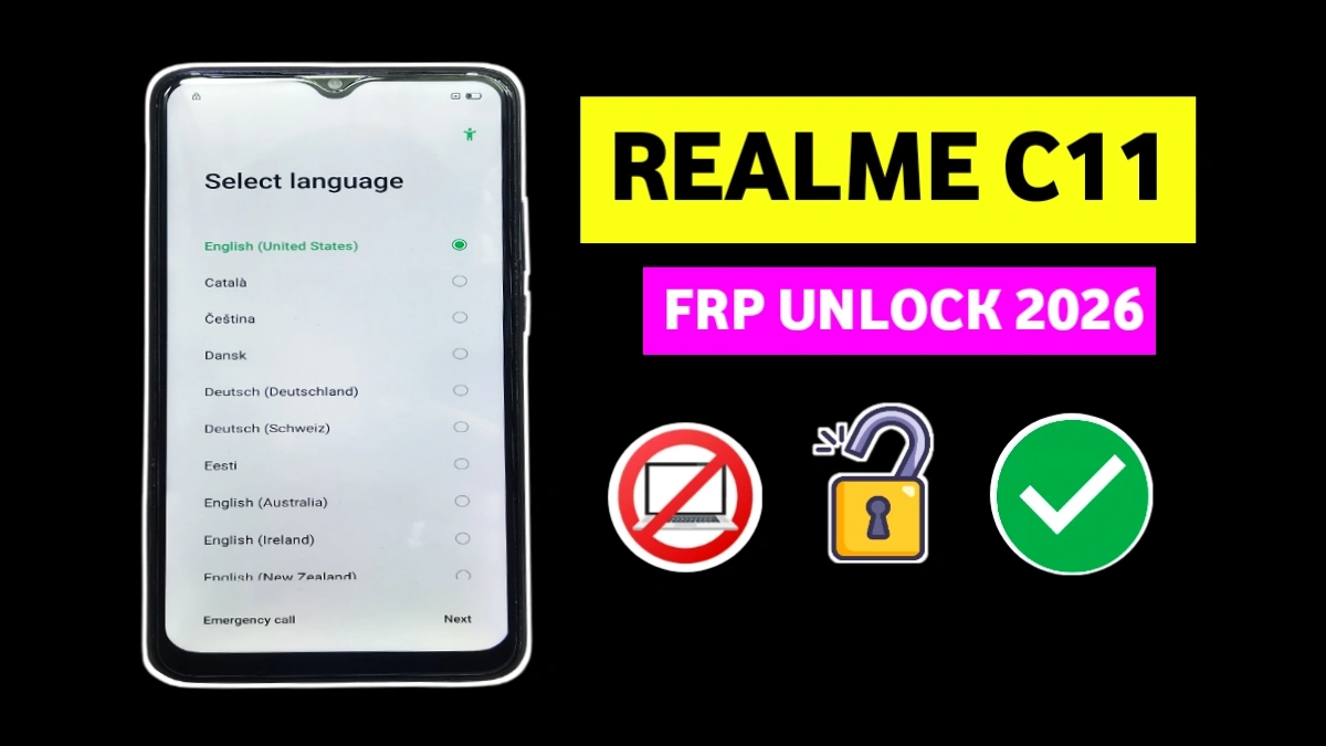Realme C11 FRP Bypass After Reset 2026
