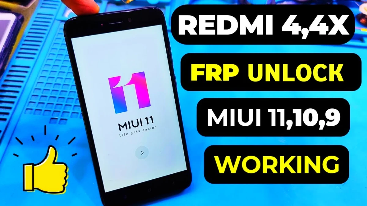 Redmi 4 FRP Bypass Without PC After Factory Reset 2026 step by step guide