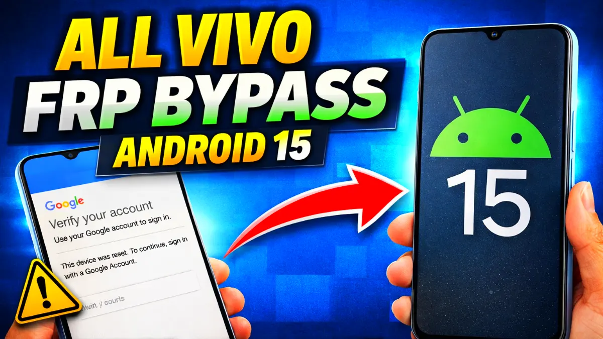 All Vivo FRP Bypass Android 15 step by step guide
