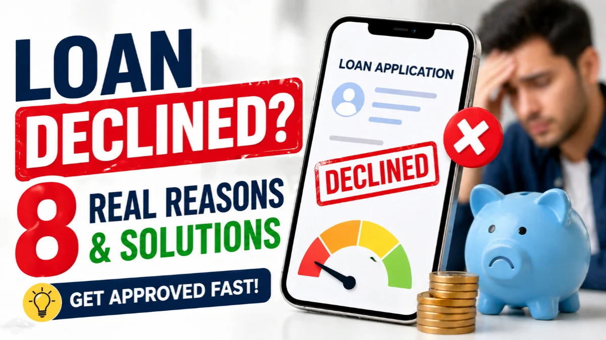 Declined loan application reasons and solutions