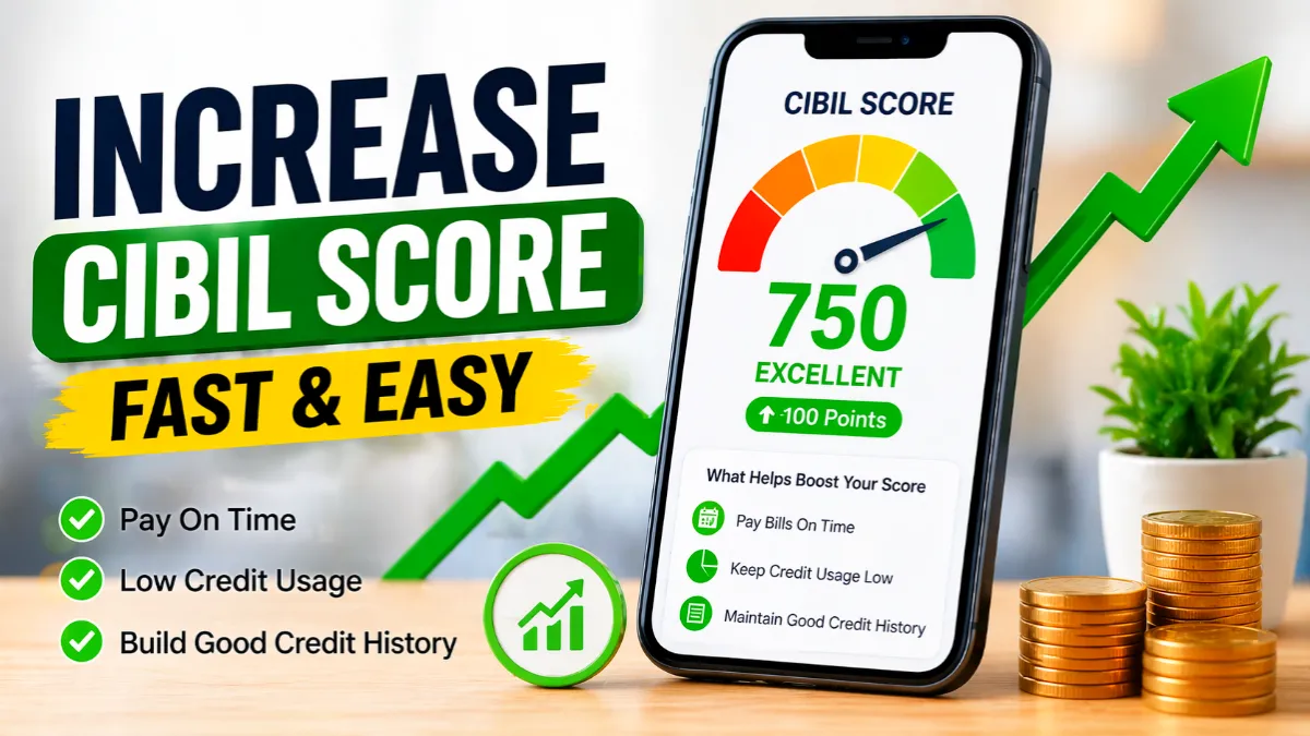 how to increase cibil score quickly