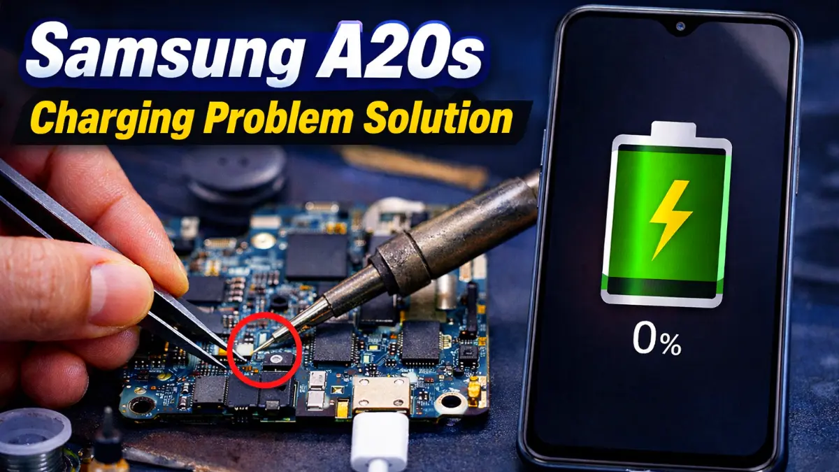 Samsung A20s charging problem solution step by step repair guide
