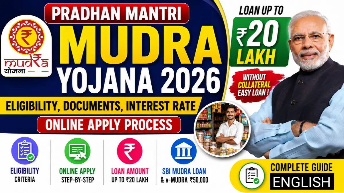 Pradhan Mantri Mudra Yojana guide India 2026