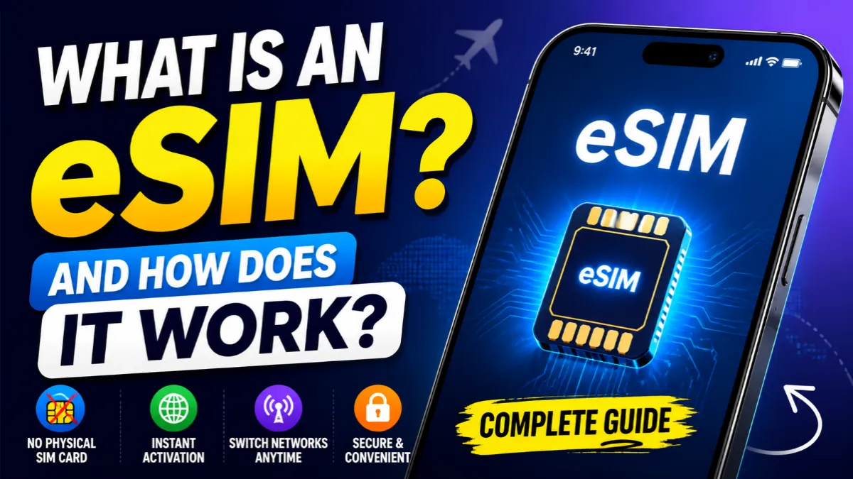 What is an eSIM and how does it work explained
