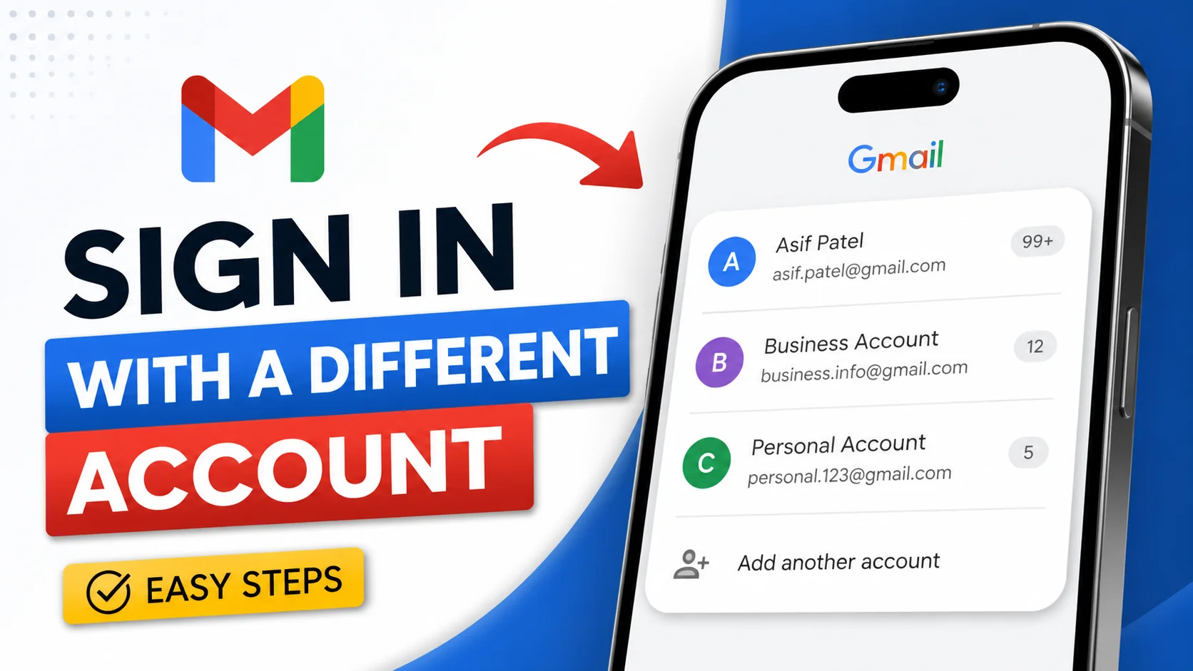 How to Sign in to Gmail with a Different Account