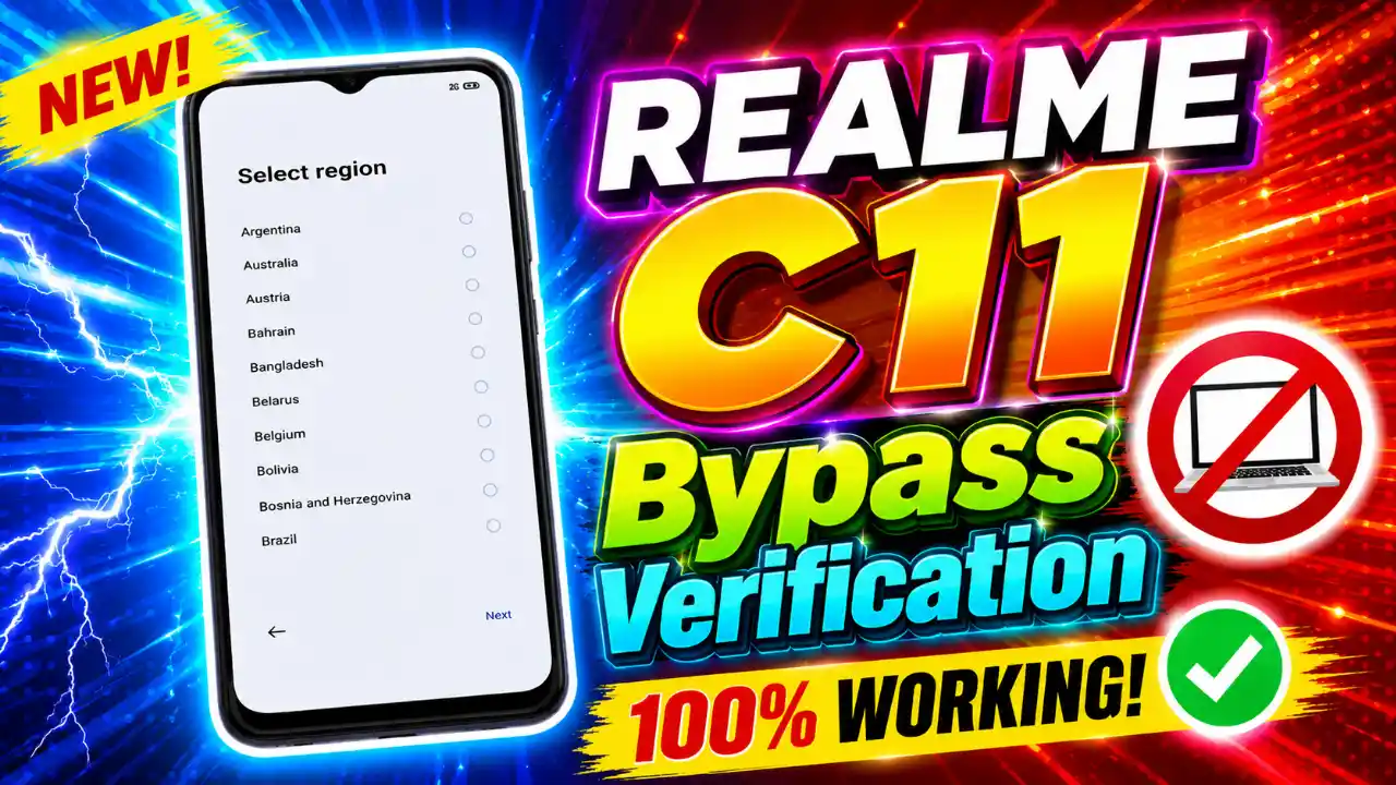 Realme C11 Google Verification After Factory Reset