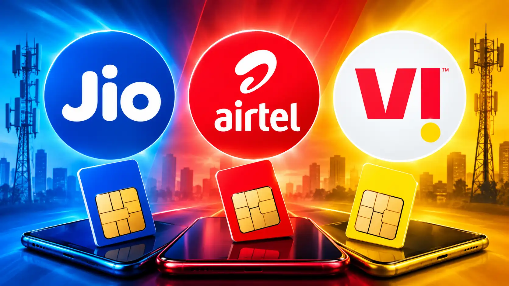 Jio vs Airtel vs Vi: Best 365-Day Recharge Plans Compared